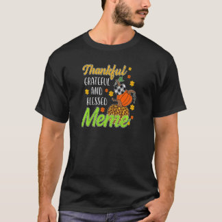 Frauen dankbar dankbar gesegnete Frau Herbst Herbs T-Shirt