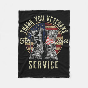 Frauen danken Ihnen Veteranen für Ihren Service Ve Fleecedecke