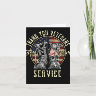 Frauen danken Ihnen Veteranen für Ihren Service Ve Karte