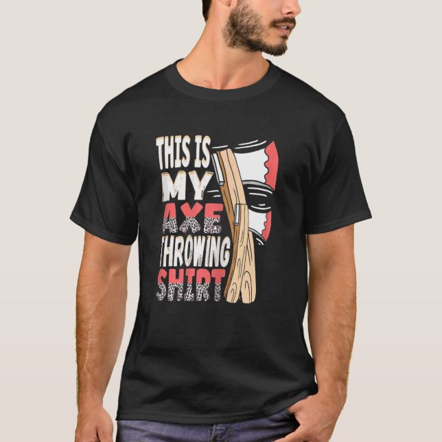 Frauen, das ist mein Ax, der Leopard Ax Hatchet wi T-Shirt (Vorderseite)