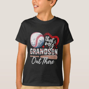 Frauen Das ist mein Enkel da Baseball Oma T-Shirt