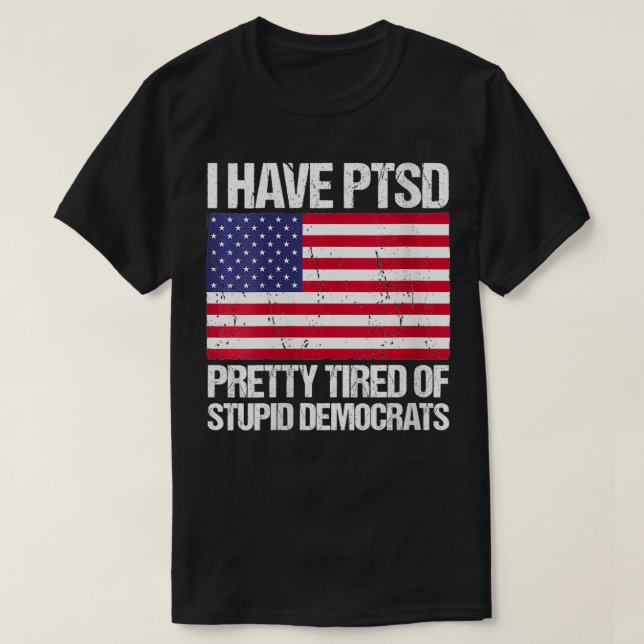 Frauen, denen ich eine PTBS Hübsch ermüdet habe T-Shirt (Design vorne)