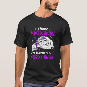Frauen, denen ich häusliche Gewalt habe, die ich t T-Shirt