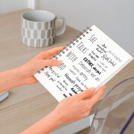 Frauen der Bibelzitate Notizblock