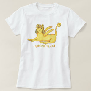 Frauen der Sphinx-Gruppen-(verschiedene Arten) T-Shirt