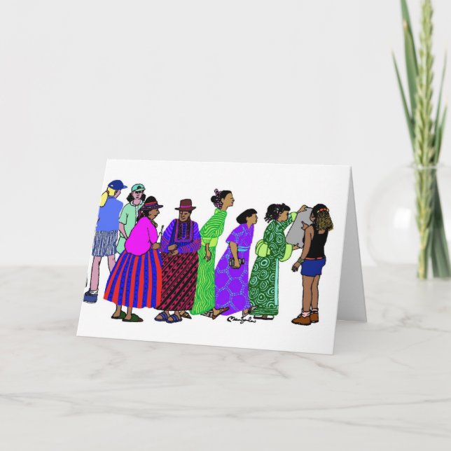 Frauen der Welt - 4 Karte (Vorderseite)