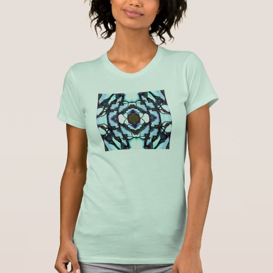 Frauen des Mosaik-Mode-Shirt-4 auf T-Shirt