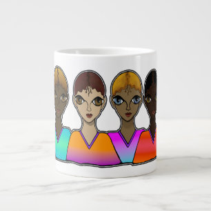 Frauen-Design Jumbo-Tasse