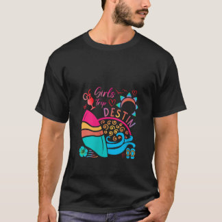 Frauen Destin Mädchenreise 2025 Strand Sommerferie T-Shirt