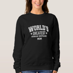 Frauen Deutscher Sheprador Mix-Rasse Hund Dekor Th Sweatshirt