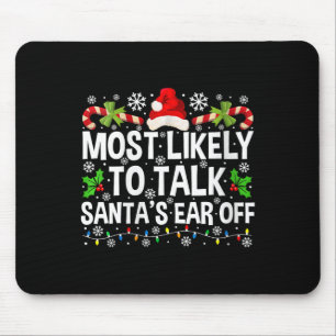 Frauen, die am ehesten das Weihnachtslied absetzen Mousepad