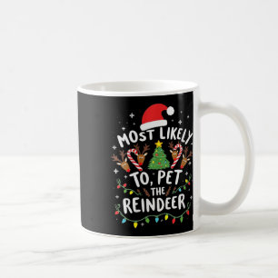 Frauen, die am ehesten die Rentier Squad-Familie z Kaffeetasse