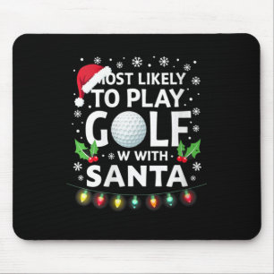 Frauen, die am ehesten Golf mit der Familie spiele Mousepad
