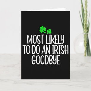 Frauen, die am wahrscheinlichsten ein irisches Gut Karte