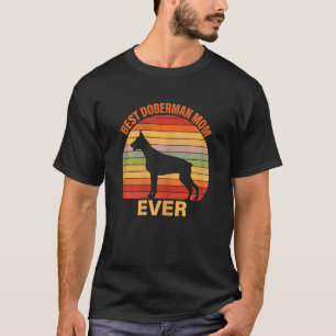 Frauen die beste Doberman-Mama je Muttertag Dober T-Shirt