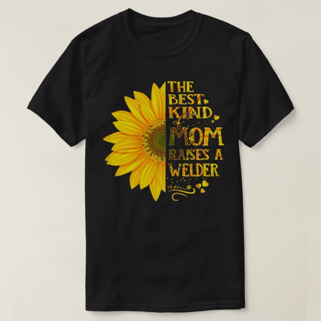 Frauen Die beste Mama hebt eine tiefere Mutter her T-Shirt (Design vorne)