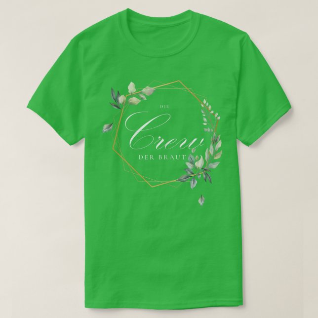 Frauen Die Crew der Braut - Teambride - Team T-Shirt (Design vorne)