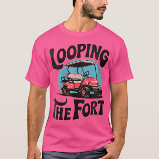 Frauen, die das Fort Golf Cart Camping suchen T-Shirt
