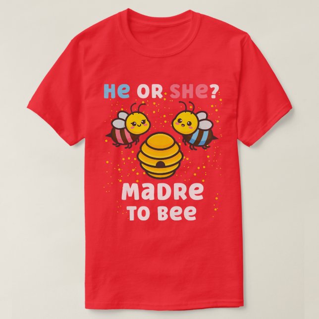 Frauen, die das Geschlecht des Kindes in Übereinst T-Shirt (Design vorne)