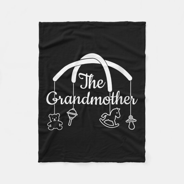 Frauen, die eine Großmutter-Designerin für stolze  Fleecedecke (Vorderseite)
