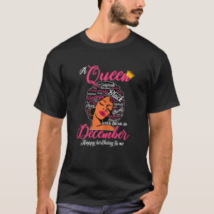 Frauen, die eine Königin Geboren war im Dezember g T-Shirt