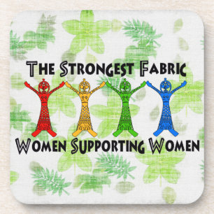 Frauen, die Frauen stützen Getränkeuntersetzer
