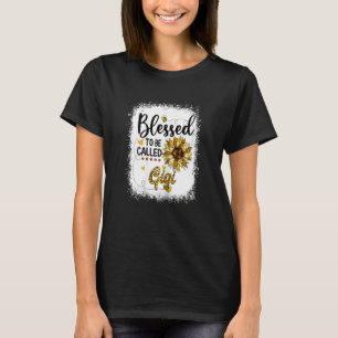 Frauen, die gesegnet werden, als Gaga Sonnenblume  T-Shirt