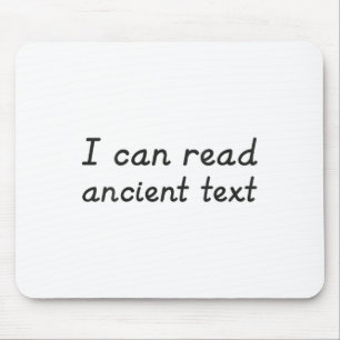 Frauen, die ich antiken Text lesen kann Mousepad