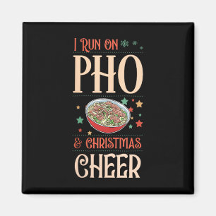 Frauen, die ich auf Pho laufe und Weihnachts-Chef- Magnet