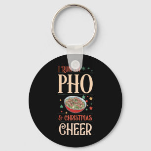 Frauen, die ich auf Pho laufe und Weihnachts-Chef- Schlüsselanhänger