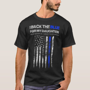 Frauen, die ich das Blau für meine Tochter in blau T-Shirt