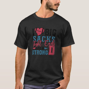 Frauen, die ich große Säcke mit zwei Enden und ein T-Shirt