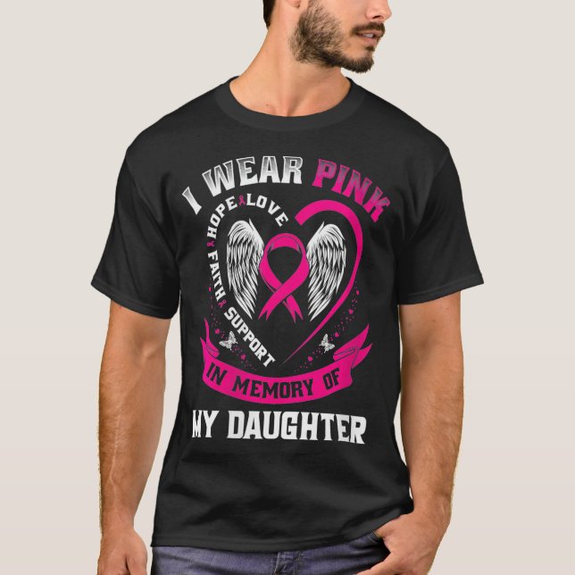 Frauen, die ich in Erinnerung an meine Tochter-Bru T-Shirt (Vorderseite)