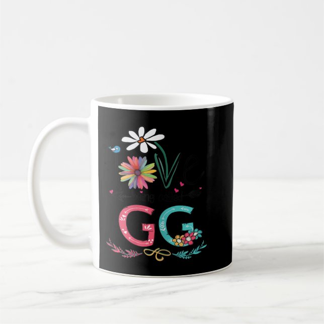 Frauen, die ich Liebe nenne, sind G Sonnenblume Mu Kaffeetasse (Links)