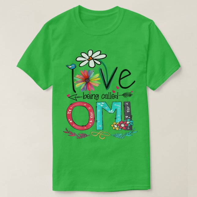 Frauen, die ich Liebe nenne, sind Omi Sonnenblumen T-Shirt (Design vorne)