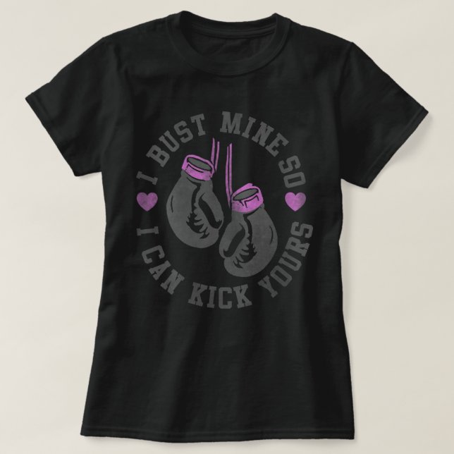 Frauen, die ich mir verbringe, um deine Boxhandsch T-Shirt (Design vorne)