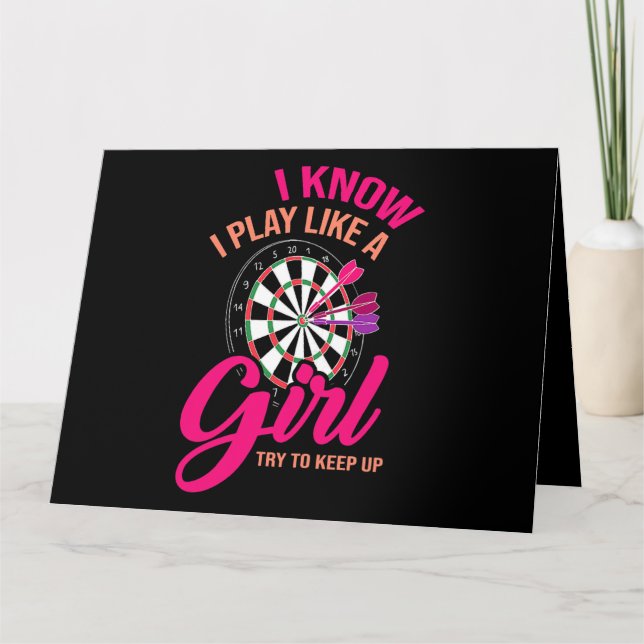 Frauen, die ich weiß, wie ein Mädchen spiele, vers Karte (Vorderseite)