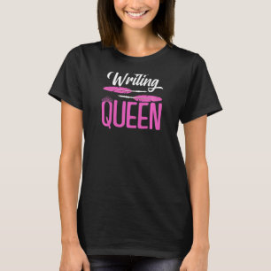 Frauen, die Königin Schriftsteller Buchwürmer Nove T-Shirt
