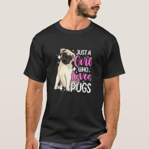 Frauen, die Kurzen muzzled Hund nur ein Mädchen, d T-Shirt
