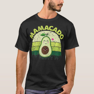 Frauen die Mamacado Avocado Pregnancy Ankündigung T-Shirt