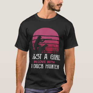 Frauen, die nur ein Mädchen in Liebe mit einer Ent T-Shirt