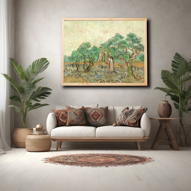 Frauen, die Oliven picken, Van Gogh Poster (Von Creator hochgeladen)