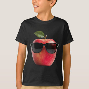 Frauen, die Sungles tragen Funny Fruit Costume Gra T-Shirt