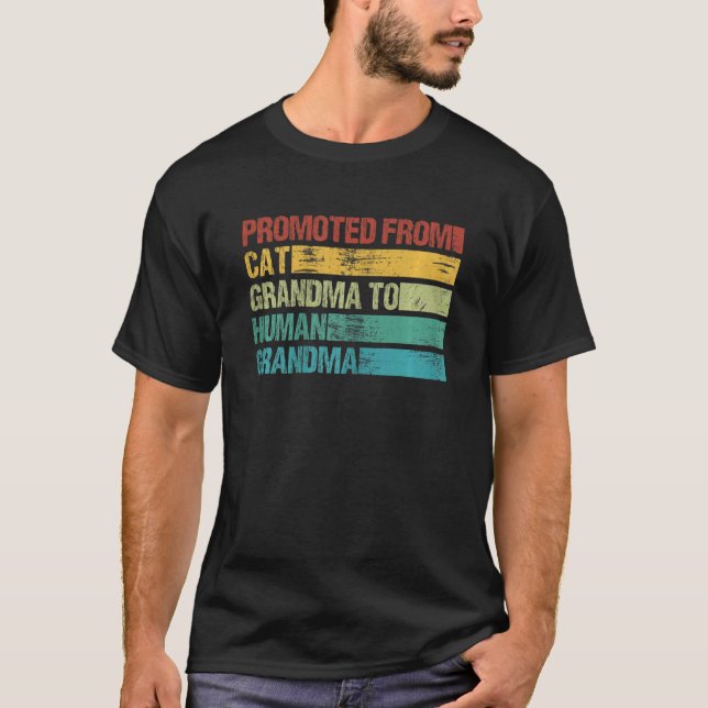 Frauen, die von der Katzengroßmutter zum menschlic T-Shirt (Vorderseite)