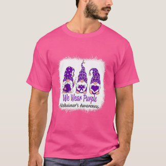 Frauen, die wir Lila Alzheimer tragen T-Shirt