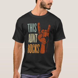 Frauen Diese Tante Rocks Teufel Hört für Tante T-Shirt