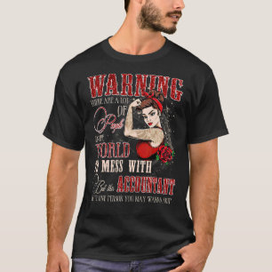 Frauen Dieser Buchhalter ist die eine Person, die T-Shirt