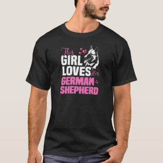 Frauen Dieses Mädchen liebt ihren Deutschen Schäfe T-Shirt