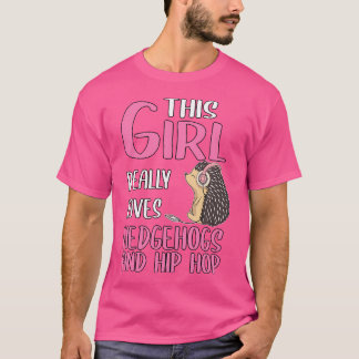 Frauen dieses Mädchen wirklich Lieben Igel und Ang T-Shirt