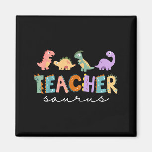 Frauen Dinosaur Lehrerin Teachersaurus Rex Funny D Magnet